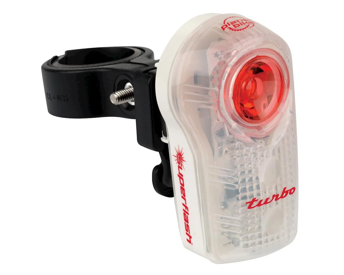 Planet Bike LED Superflash Turbo Tail Light (Red/Clear/White)
